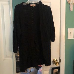 Black cardigan